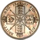 1 Florin - Victoria (2nd portrait)