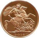 5 Pounds - Elizabeth II (Butler effigy; Sovereign series)