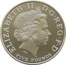 5 Pounds - Elizabeth II (Horatio Nelson; Silver Proof)