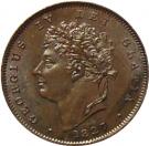 ⅓ Farthing - George IV