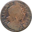 ½ Penny - William III (3rd issue)