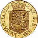 ½ Sovereign - George III