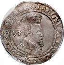 6 Pence - James I (2nd issue; 3rd portrait)