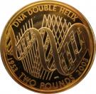2 Pounds - Elizabeth II (DNA Double Helix; Silver Proof)
