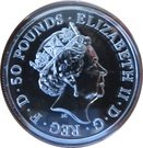 50 Pounds - Elizabeth II (5th portrait; William Shakespeare)