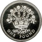 1 Pound - Elizabeth II (Northern Irish Flax; Silver Proof)