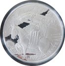 5 Pounds - Elizabeth II (Animals at War; Silver Proof)