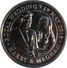 5 Pounds - Elizabeth II (5th portrait; Royal Wedding)