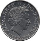 5 Pounds - Elizabeth II (4th portrait; Queen Elizabeth I)