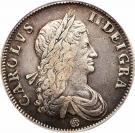 1 Crown - Charles II (1st portrait)