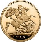 5 Pounds - Elizabeth II (Sapphire Jubilee; Sovereign series)