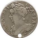 5 Shillings - Anne