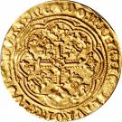 ½ Noble - Edward III (Pre-Treaty coinage)