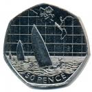 50 Pence - Elizabeth II (4th portrait; Sailing)