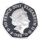 50 Pence - Elizabeth II (Benjamin Bunny; Silver Proof)