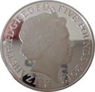 5 Pounds - Elizabeth II (London Paralympics; Silver Piedfort)