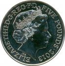 5 Pounds - Elizabeth II (4th portrait; Coronation Jubilee)
