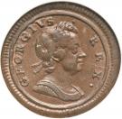 1 Farthing - George I (large planchet)