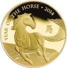 100 Pounds - Elizabeth II (1 oz Fine Gold, Year of the Horse)