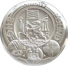 1 Pound - Elizabeth II (Cardiff; Silver Proof)