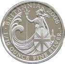 20 Pence - Elizabeth II (4th portrait; 1/10 oz Fine Silver)