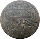 ½ Penny (Carmarthenshire - Carmarthen / I. Morgan)