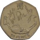 50 Pence - Elizabeth II (4th portrait; Modern Pentathlon)
