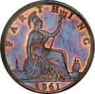 1 Farthing - Victoria (2nd portrait)