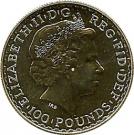 100 Pounds - Elizabeth II (4th portrait; 1 oz Fine Gold)