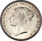 6 Pence - Victoria (1st portrait; 2nd type)