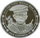 5 Pounds - Elizabeth II (Jack Cornwell VC; Silver Proof)