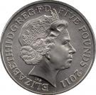 5 Pounds - Elizabeth II (4th portrait; Royal Wedding)