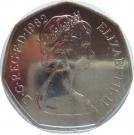 50 Pence - Elizabeth II (2nd portrait)