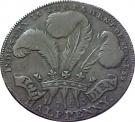 ½ Penny (Middlesex - National Series / Prince of Wales)