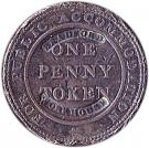 1 Penny (UCC Birmingham - Bradford Workhouse Overstamp)