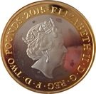 2 Pounds - Elizabeth II (Magna Carta; Silver Proof)