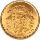 ½ Sovereign - William IIII (large type)