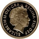 ½ Sovereign - Elizabeth II (4th portrait)