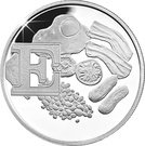 10 Pence - Elizabeth II (E - English Breakfast; Silver Proof)