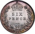 6 Pence - Victoria (3rd portrait)