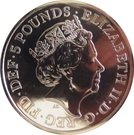 5 Pounds - Elizabeth II (5th portrait; Sapphire Jubilee)