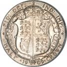 ½ Crown - Edward VII
