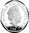 50 Pence - Elizabeth II (Flopsy Bunny; Silver Proof)