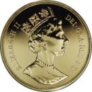 5 Pounds - Elizabeth II (3rd portrait; modified effigy)