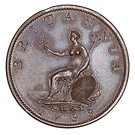½ Penny - George III (Pattern)