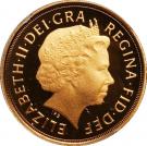 ¼ Sovereign - Elizabeth II (4th portrait)