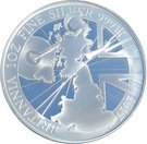 2 Pounds - Elizabeth II (5th portrait; 1 oz Fine Silver)