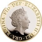 2 Pounds - Elizabeth II (Great Fire of London; Silver Piedfort)