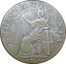 ½ Penny (Hampshire - Portsmouth / John Howard)