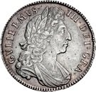 ½ Crown - William III (1st bust)